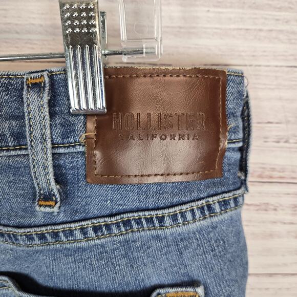 Hollister Jeans Mens Sz 36 Blue Straight Leg Epic Flex Denim Classic Comfort Fit - Picture 7 of 14